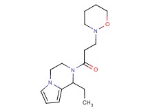 1-ethyl-2-[3-(1,2-oxazinan-2-yl)propanoyl]-1,2,3,4-tetrahydropyrrolo[1,2-a]pyrazine