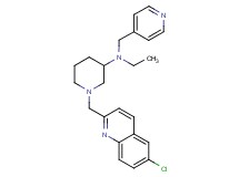 1-[(6-chloro-2-quinolinyl)methyl]-N-ethyl-N-(4-pyridinylmethyl)-3-piperidinamine
