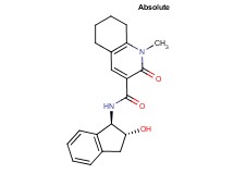 N-[(1R,2R)-2-hydroxy-2,3-dihydro-1H-inden-1-yl]-1-methyl-2-oxo-1,2,5,6,7,8-hexahydroquinoline-3-carboxamide