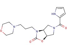 (3aS*,6aR*)-3-(3-morpholin-4-ylpropyl)-5-(1H-pyrrol-2-ylcarbonyl)hexahydro-2H-pyrrolo[3,4-d][1,3]oxazol-2-one