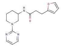 3-(2-furyl)-N-[1-(2-pyrimidinyl)-3-piperidinyl]propanamide