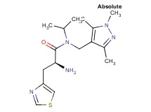 (2S)-2-amino-N-isopropyl-3-(1,3-thiazol-4-yl)-N-[(1,3,5-trimethyl-1H-pyrazol-4-yl)methyl]propanamide