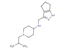 1-isobutyl-N-(1,4,5,6-tetrahydrocyclopenta[c]pyrazol-3-ylmethyl)piperidin-4-amine