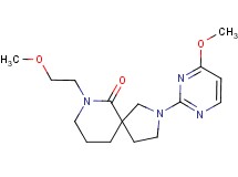 7-(2-methoxyethyl)-2-(4-methoxypyrimidin-2-yl)-2,7-diazaspiro[4.5]decan-6-one