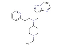 1-ethyl-N-(pyrazolo[1,5-a]pyrimidin-3-ylmethyl)-N-(2-pyridin-2-ylethyl)piperidin-4-amine