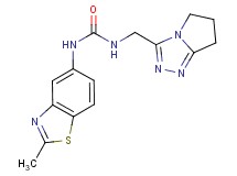 N-(6,7-dihydro-5H-pyrrolo[2,1-c][1,2,4]triazol-3-ylmethyl)-N'-(2-methyl-1,3-benzothiazol-5-yl)urea