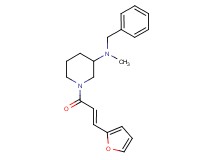 N-benzyl-1-[(2E)-3-(2-furyl)-2-propenoyl]-N-methyl-3-piperidinamine