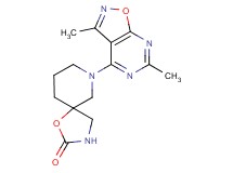7-(3,6-dimethylisoxazolo[5,4-d]pyrimidin-4-yl)-1-oxa-3,7-diazaspiro[4.5]decan-2-one