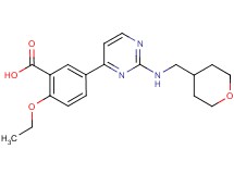 2-ethoxy-5-{2-[(tetrahydro-2H-pyran-4-ylmethyl)amino]pyrimidin-4-yl}benzoic acid