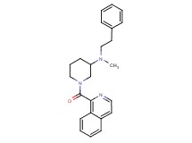 1-(1-isoquinolinylcarbonyl)-N-methyl-N-(2-phenylethyl)-3-piperidinamine