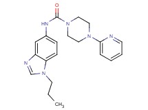 N-(1-propyl-1H-benzimidazol-5-yl)-4-pyridin-2-ylpiperazine-1-carboxamide