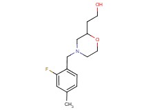 2-[4-(2-fluoro-4-methylbenzyl)morpholin-2-yl]ethanol