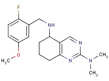 N~5~-(2-fluoro-5-methoxybenzyl)-N~2~,N~2~-dimethyl-5,6,7,8-tetrahydro-2,5-quinazolinediamine