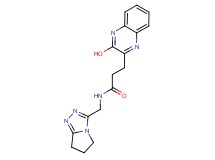 N-(6,7-dihydro-5H-pyrrolo[2,1-c][1,2,4]triazol-3-ylmethyl)-3-(3-hydroxy-2-quinoxalinyl)propanamide