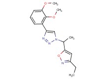 4-(2,3-dimethoxyphenyl)-1-[1-(3-ethylisoxazol-5-yl)ethyl]-1H-1,2,3-triazole