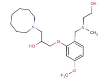 1-(1-azocanyl)-3-(2-{[(2-hydroxyethyl)(methyl)amino]methyl}-5-methoxyphenoxy)-2-propanol