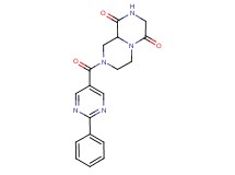 8-[(2-phenylpyrimidin-5-yl)carbonyl]tetrahydro-2H-pyrazino[1,2-a]pyrazine-1,4(3H,6H)-dione