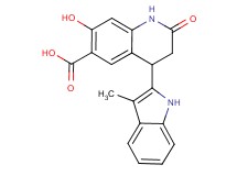 7-hydroxy-4-(3-methyl-1H-indol-2-yl)-2-oxo-1,2,3,4-tetrahydroquinoline-6-carboxylic acid