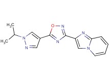 2-[5-(1-isopropyl-1H-pyrazol-4-yl)-1,2,4-oxadiazol-3-yl]imidazo[1,2-a]pyridine