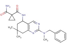 N~1~-{2-[benzyl(methyl)amino]-7,7-dimethyl-5,6,7,8-tetrahydro-5-quinazolinyl}-1,1-cyclopropanedicarboxamide