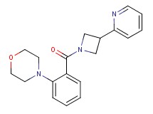 4-(2-{[3-(2-pyridinyl)-1-azetidinyl]carbonyl}phenyl)morpholine