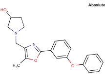 (3R)-1-{[5-methyl-2-(3-phenoxyphenyl)-1,3-oxazol-4-yl]methyl}pyrrolidin-3-ol