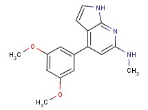 4-(3,5-dimethoxyphenyl)-N-methyl-1H-pyrrolo[2,3-b]pyridin-6-amine