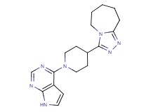 3-[1-(7H-pyrrolo[2,3-d]pyrimidin-4-yl)-4-piperidinyl]-6,7,8,9-tetrahydro-5H-[1,2,4]triazolo[4,3-a]azepine