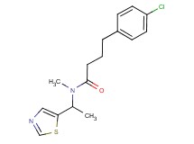 4-(4-chlorophenyl)-N-methyl-N-[1-(1,3-thiazol-5-yl)ethyl]butanamide
