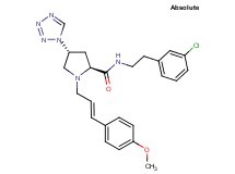 (4R)-N-[2-(3-chlorophenyl)ethyl]-1-[(2E)-3-(4-methoxyphenyl)-2-propen-1-yl]-4-(1H-tetrazol-1-yl)-L-prolinamide