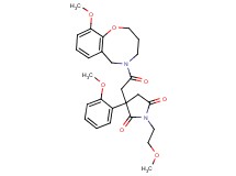 3-[2-(10-methoxy-3,4-dihydro-2H-1,5-benzoxazocin-5(6H)-yl)-2-oxoethyl]-1-(2-methoxyethyl)-3-(2-methoxyphenyl)-2,5-pyrrolidinedione