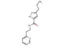 3-propyl-N-(2-pyridin-2-ylethyl)-1H-pyrazole-5-carboxamide