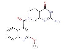 2-amino-7-[(2-methoxyquinolin-4-yl)carbonyl]-5,6,7,8-tetrahydropyrido[3,4-d]pyrimidin-4(3H)-one