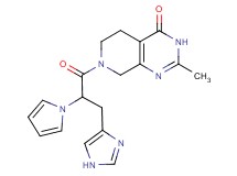 7-[3-(1H-imidazol-4-yl)-2-(1H-pyrrol-1-yl)propanoyl]-2-methyl-5,6,7,8-tetrahydropyrido[3,4-d]pyrimidin-4(3H)-one
