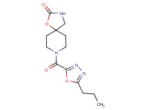 8-[(5-propyl-1,3,4-oxadiazol-2-yl)carbonyl]-1-oxa-3,8-diazaspiro[4.5]decan-2-one