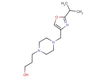 3-{4-[(2-isopropyl-1,3-oxazol-4-yl)methyl]piperazin-1-yl}propan-1-ol
