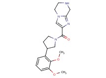 2-{[3-(2,3-dimethoxyphenyl)-1-pyrrolidinyl]carbonyl}-5,6,7,8-tetrahydroimidazo[1,2-a]pyrazine