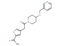 1-(4-{2-oxo-2-[4-(3-pyridinylmethoxy)-1-piperidinyl]ethyl}-2-thienyl)ethanone