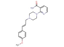 2-{4-[(2E)-3-(4-methoxyphenyl)prop-2-en-1-yl]piperazin-1-yl}nicotinamide