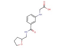 [(3-{[(tetrahydrofuran-2-ylmethyl)amino]carbonyl}phenyl)amino]acetic acid