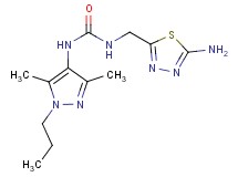 N-[(5-amino-1,3,4-thiadiazol-2-yl)methyl]-N'-(3,5-dimethyl-1-propyl-1H-pyrazol-4-yl)urea