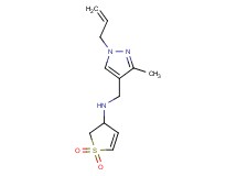 N-[(1-allyl-3-methyl-1H-pyrazol-4-yl)methyl]-2,3-dihydrothiophen-3-amine 1,1-dioxide