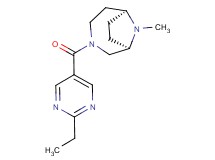 (1R*,6S*)-3-[(2-ethylpyrimidin-5-yl)carbonyl]-9-methyl-3,9-diazabicyclo[4.2.1]nonane