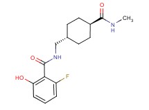 2-fluoro-6-hydroxy-N-({trans-4-[(methylamino)carbonyl]cyclohexyl}methyl)benzamide