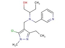 2-[[(5-chloro-3-ethyl-1-methyl-1H-pyrazol-4-yl)methyl](pyridin-3-ylmethyl)amino]butan-1-ol