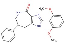 2-(2,6-dimethoxyphenyl)-7-phenyl-5,6,7,8-tetrahydroimidazo[4,5-c]azepin-4(1H)-one