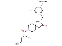 2-(3,5-difluorobenzyl)-8-L-norvalyl-2,8-diazaspiro[4.5]decan-3-one