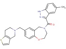 7-(6,7-dihydrothieno[3,2-c]pyridin-5(4H)-ylmethyl)-4-[(5-methyl-1H-indazol-3-yl)carbonyl]-2,3,4,5-tetrahydro-1,4-benzoxazepine