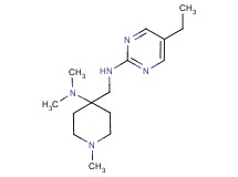 N-{[4-(dimethylamino)-1-methylpiperidin-4-yl]methyl}-5-ethylpyrimidin-2-amine