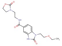 1-(2-ethoxyethyl)-2-oxo-N-[2-(2-oxo-1,3-oxazolidin-3-yl)ethyl]-2,3-dihydro-1H-benzimidazole-5-carboxamide